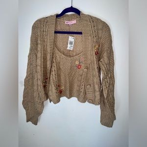 Crave Fame 2 Piece Set (M; Oatmeal Heather)